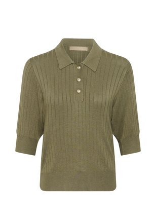 Culture, CUSOPHI ANNEMETTE SHORT SLEEVE - Polokošeľa - dusky green