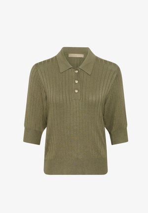 Culture, CUSOPHI ANNEMETTE SHORT SLEEVE - Polosärk - dusky green