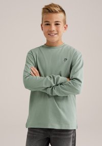 WE Fashion Hosszú ujjú felső - pastel green