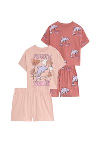 Marks & Spencer 2PACK DOLPHIN SET - Pyžamová sada - peach mix