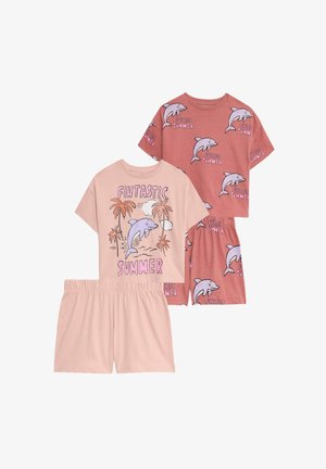 Marks & Spencer 2PACK DOLPHIN SET - Conjunto de pijama - peach mix