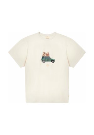 BLKVIS, G WAGON TEE - T-shirt imprimé - papyrus