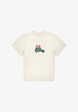 BLKVIS, G WAGON TEE - T-shirt imprimé - papyrus