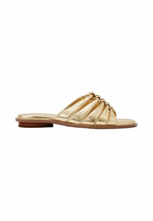 Reiss, Slip-on sandaler - gold-coloured