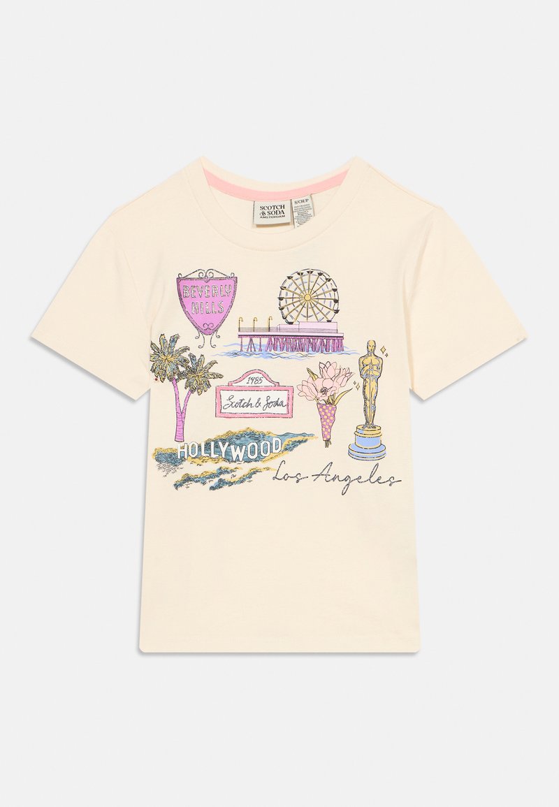 Scotch & Soda T-shirt print wit