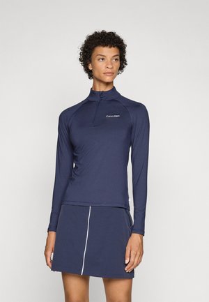 DAKOTA QUARTER ZIP TOP - Long sleeved top - navy