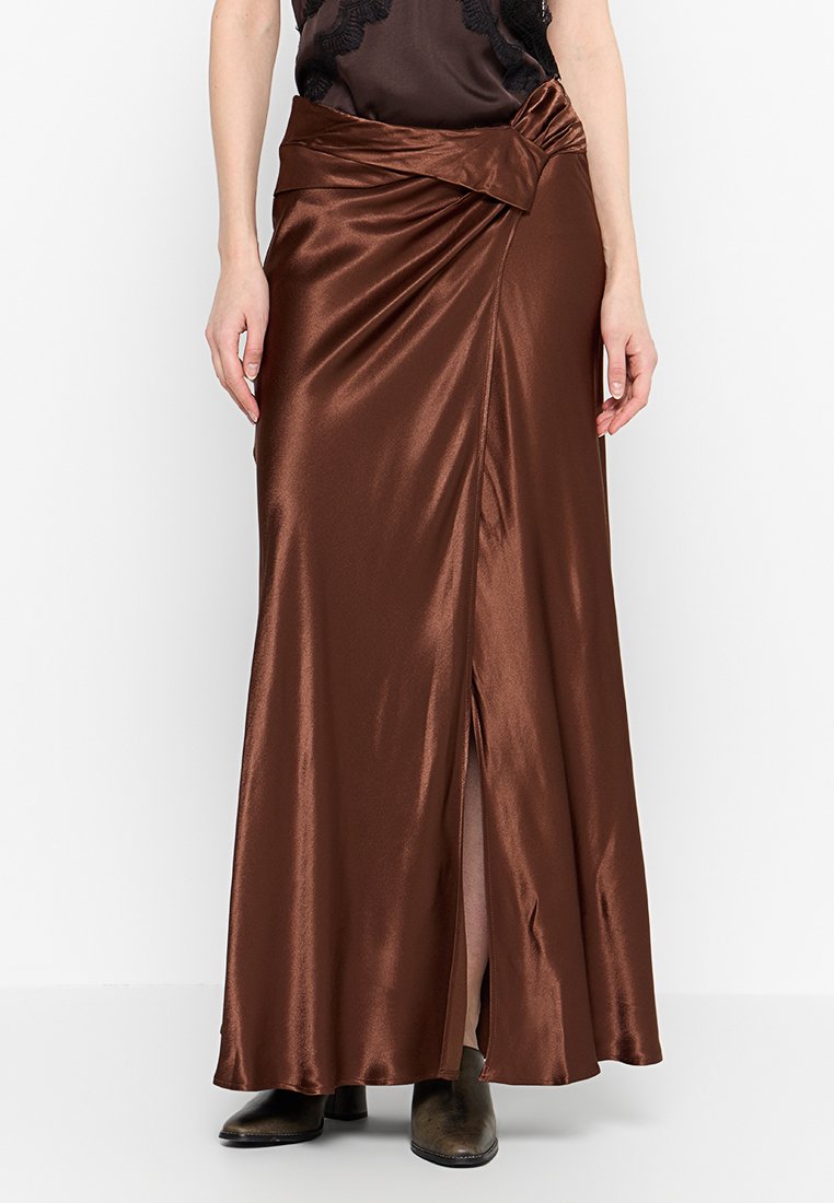 TWINSET Wikkelrok bruin TWINSET Wikkelrok bruin