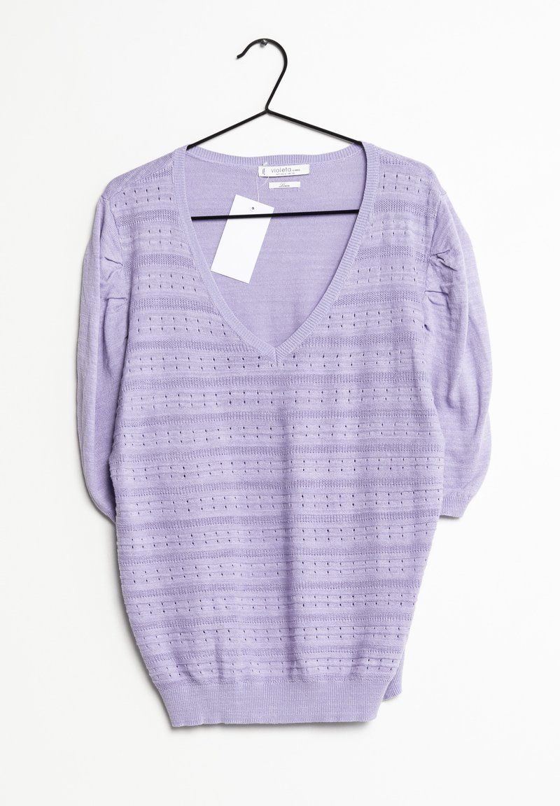 Violeta by Mango Pullover - purple