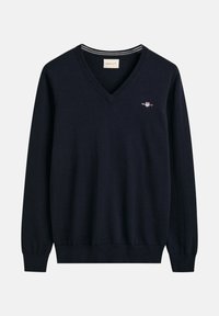 CLASSIC V NECK - Neule - evening blue
