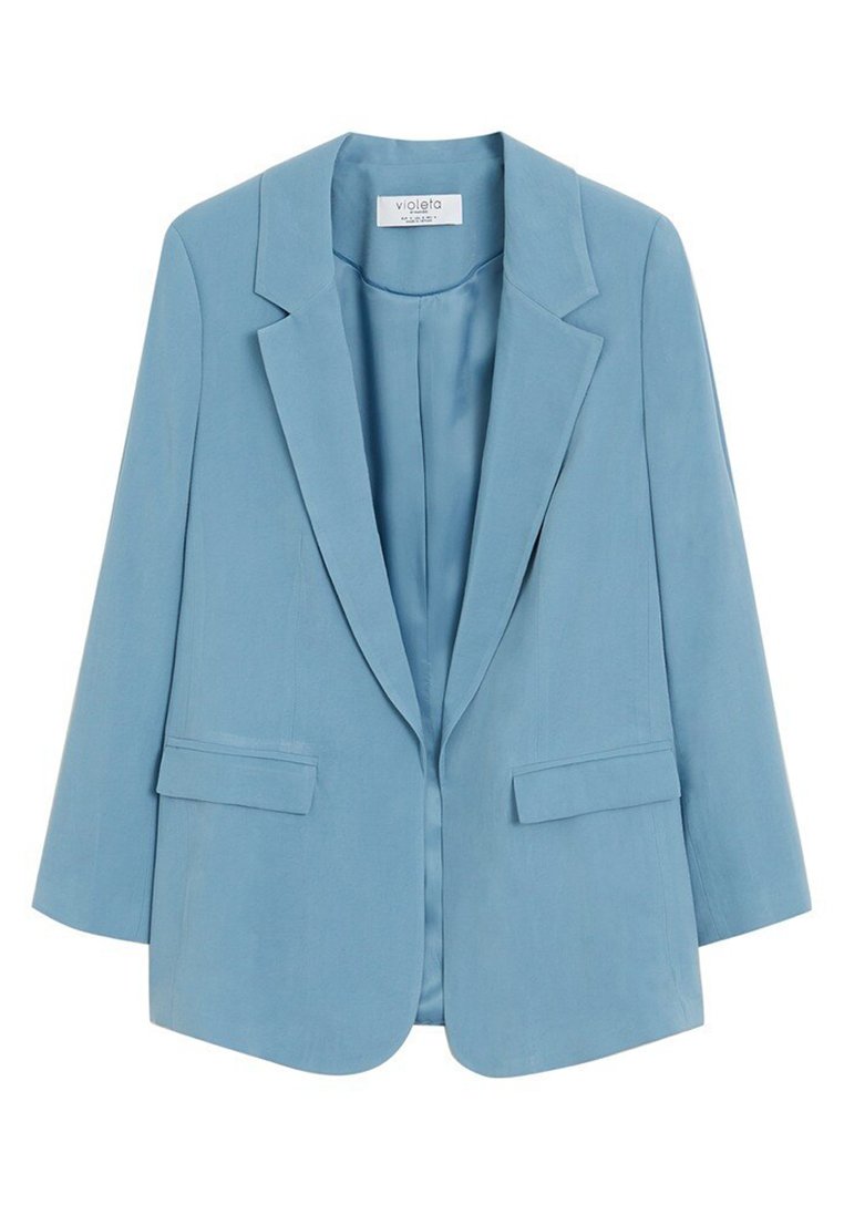 Violeta by Mango FLOW6 Blazer blauazul Zalando.es Violeta by Mango CELESTE Camisa blauazul Zalando.es
