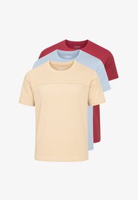 Niewybrane, beige red blue