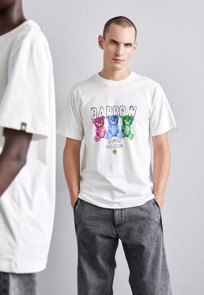 Barrow UNISEX - T-shirt imprimé - off white