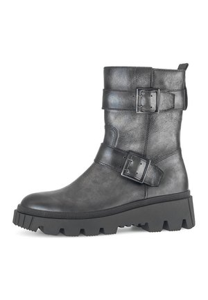 COMBAT - Platform ankle boots - grau