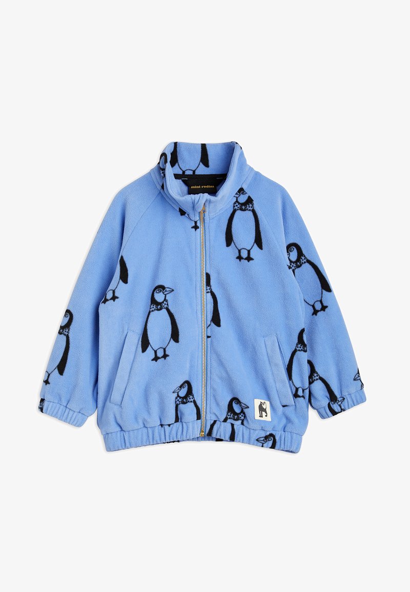 Mini Rodini PENGUIN JACKET UNISEX - Fleecejacke - blue/blau - Zalando.de
