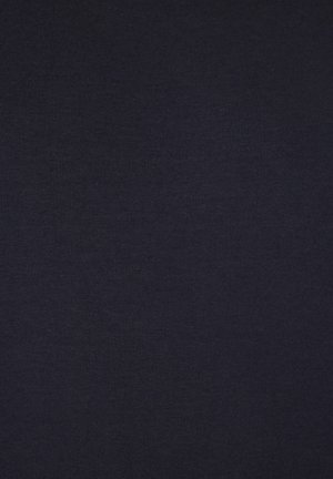 Navy blue cotton fabric, smooth texture, even knit pattern, no visible seams or embellishments, uniform color across the surface.