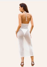 Cupshe HALTER COVER-UP  - Strandaccessoire - white