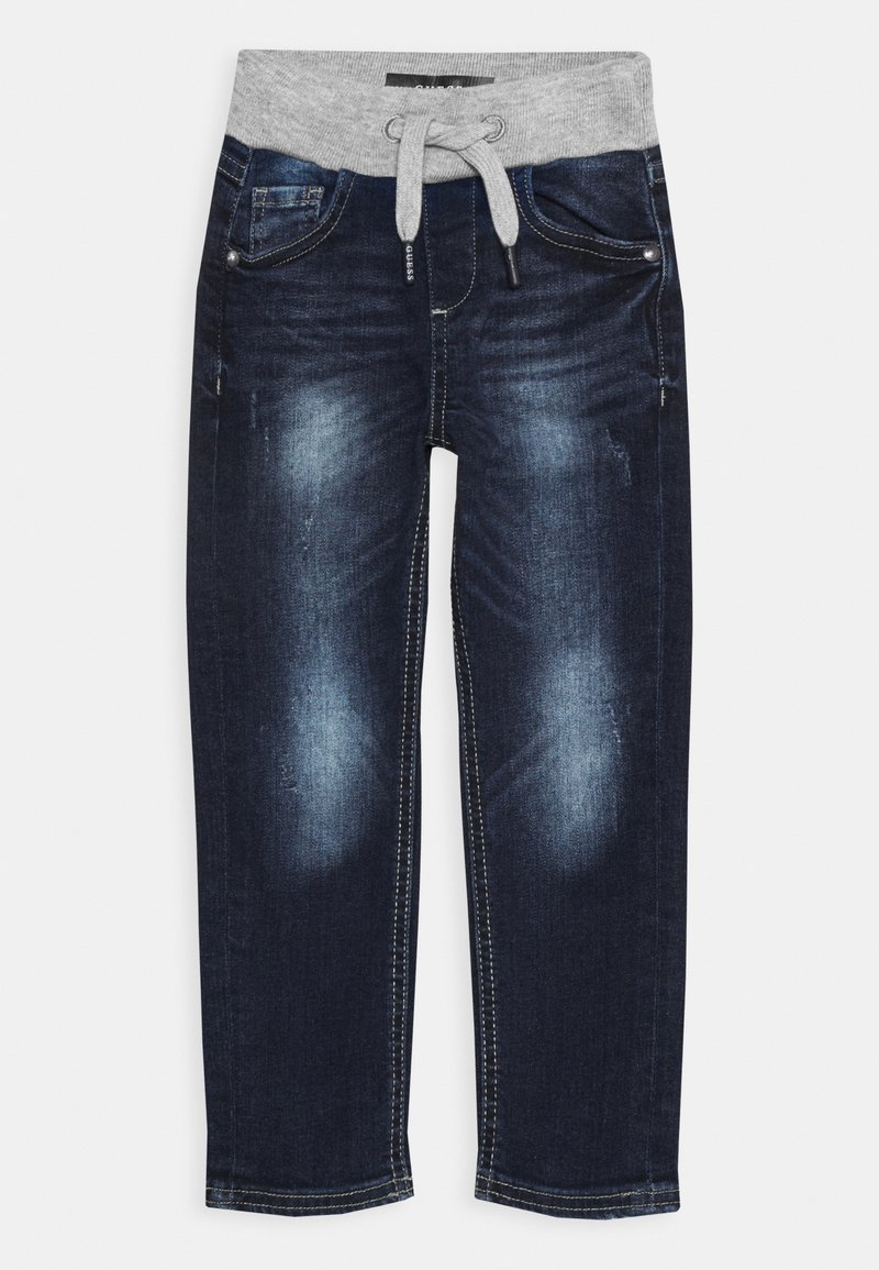 Guess TODDLER SLIM PULL ON PANTS - Slim fit jeans - darker baby wash