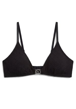 Calvin Klein Underwear, UNLINED EMBOSSED ICON MICRO - Τριγωνικό σουτιέν - black
