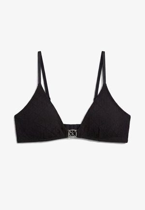 Calvin Klein Underwear, UNLINED EMBOSSED ICON MICRO - Τριγωνικό σουτιέν - black