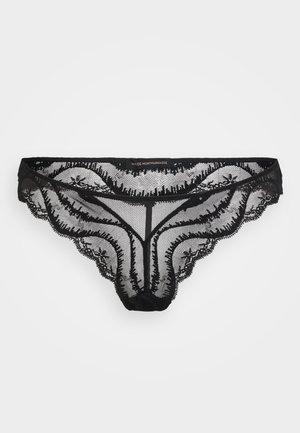 KIKI DE MONTPARNASSE LECHE MOI THONG - Thong - black