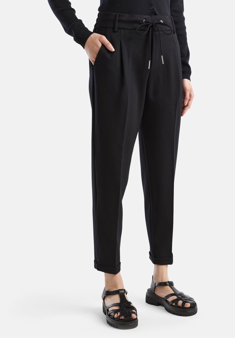 United Colors of Benetton Tygbyxor - black