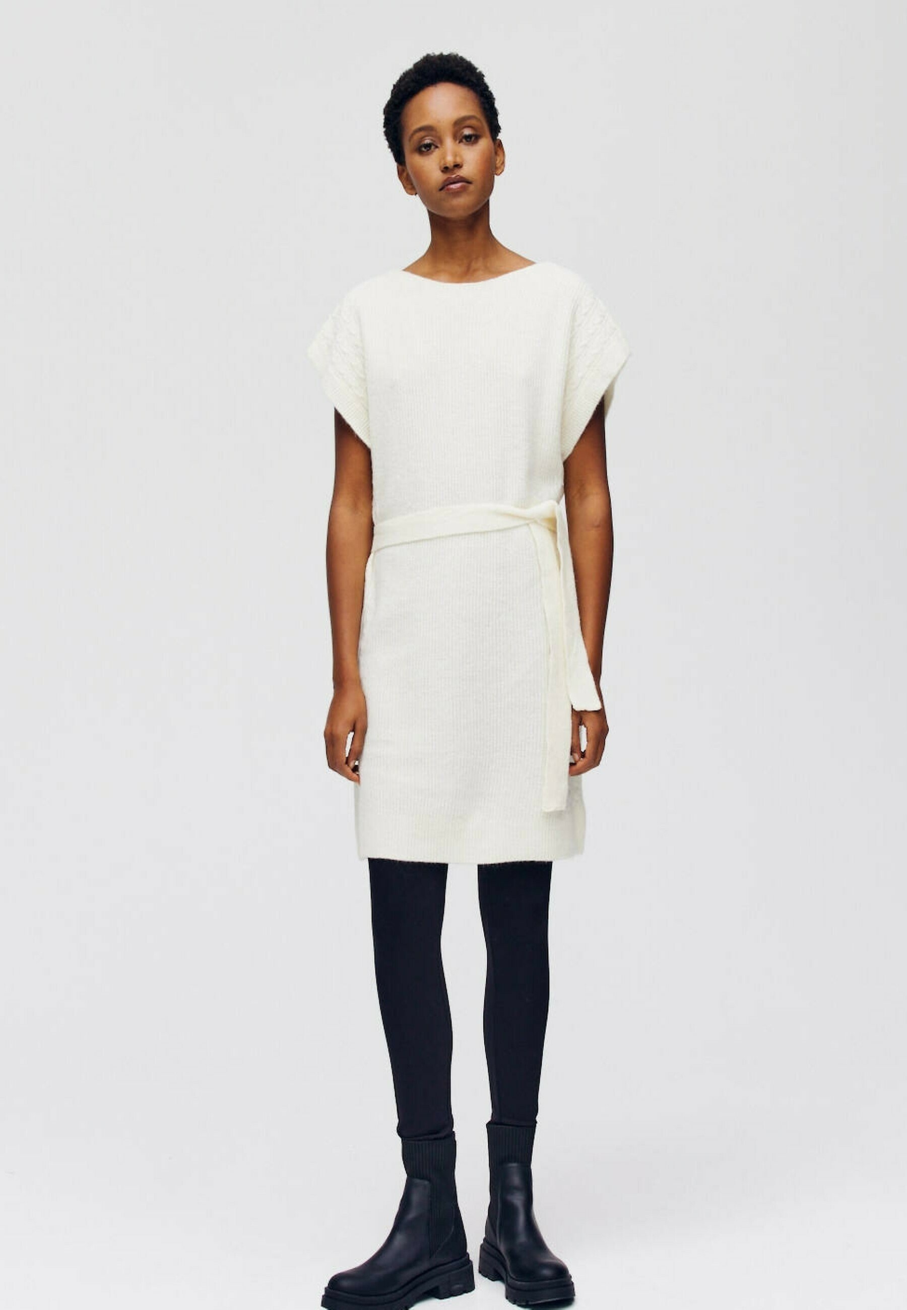 robe pull grise promod