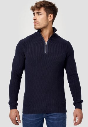 INDICODE JEANS MAYER - Strickpullover - navy