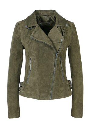 TAXI DRIVER - Veste en cuir - olive