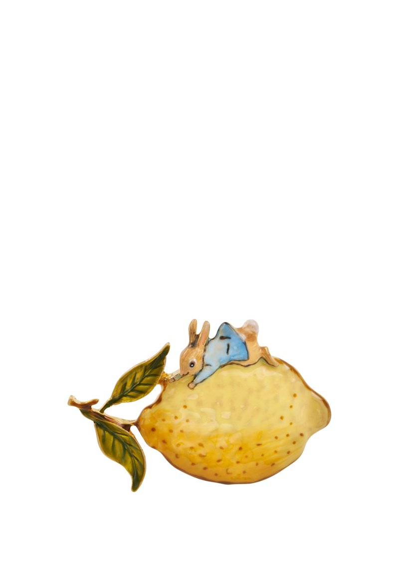 FABLE ENGLAND PETER RABBIT LEMON - Brosche - gold-coloured/goldfarben ...
