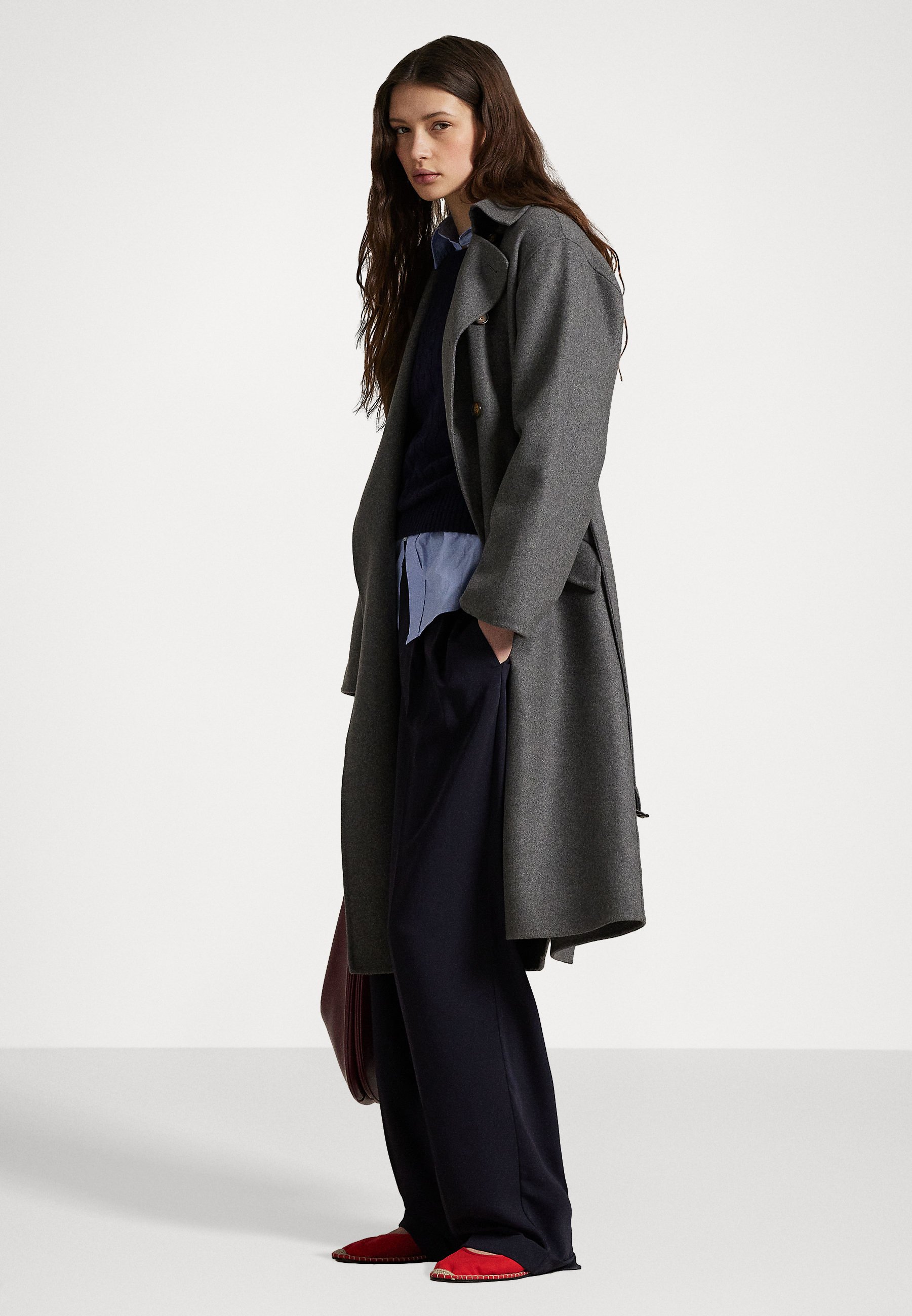 Polo Ralph Lauren Trenchcoat - gray/grey - Zalando.co.uk