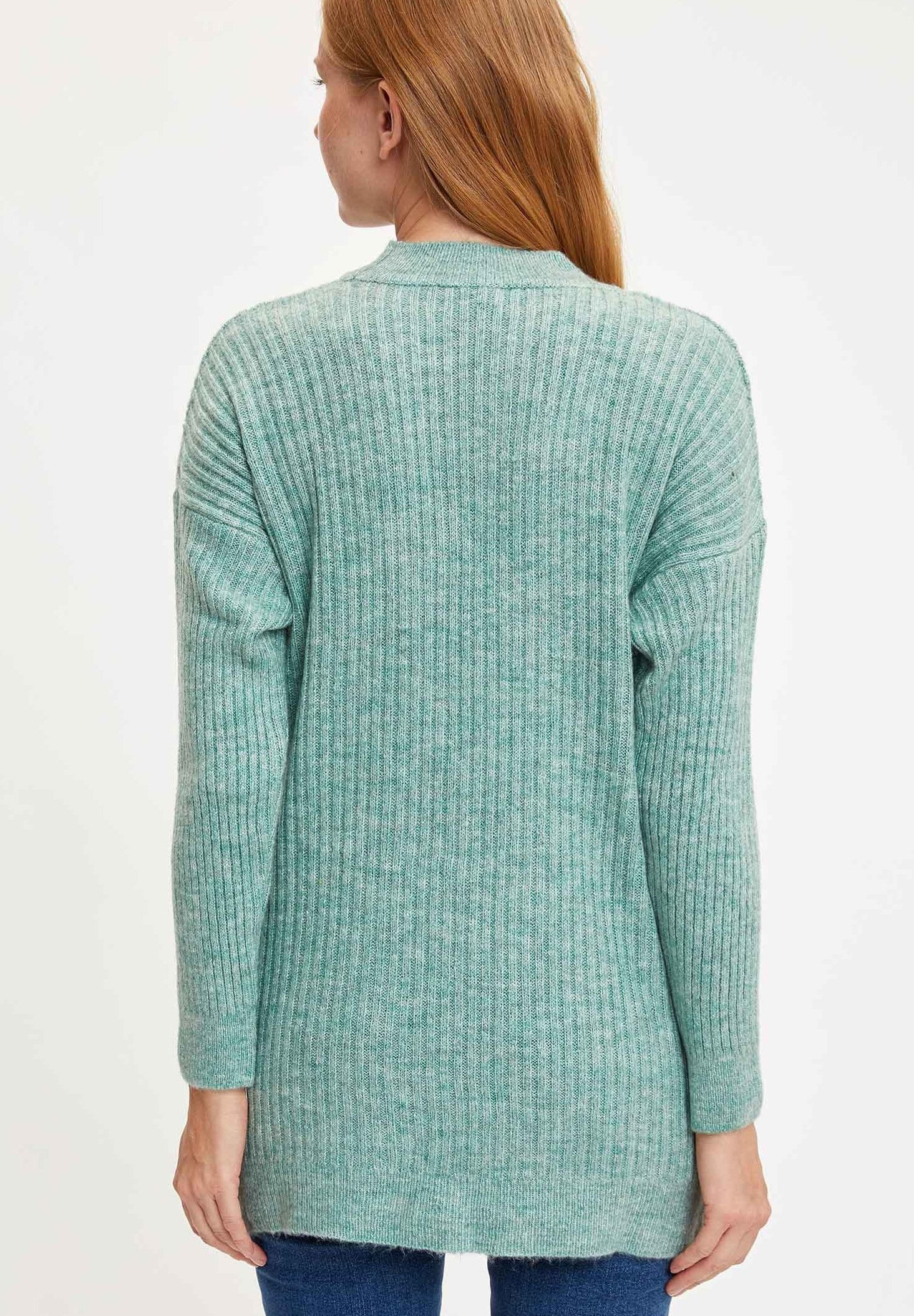 DeFacto REGULAR FIT - Jersey de punto - turquoise/turquesa - Zalando.es