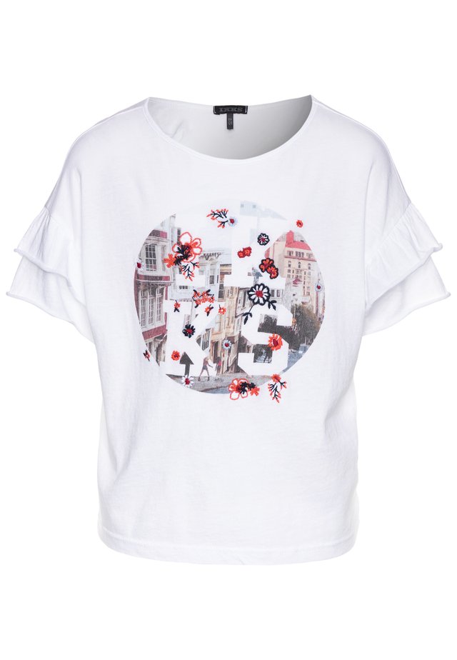 T-shirt imprimé - blanc cassé