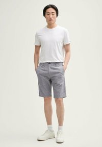 TOM TAILOR Shorts - tarmac grey chambray