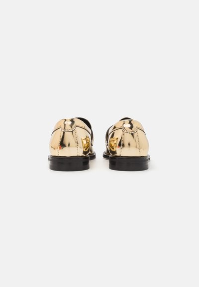 GCDS WIRDO MIRROR LOAFERS UNISEX - Slip-ons - gold