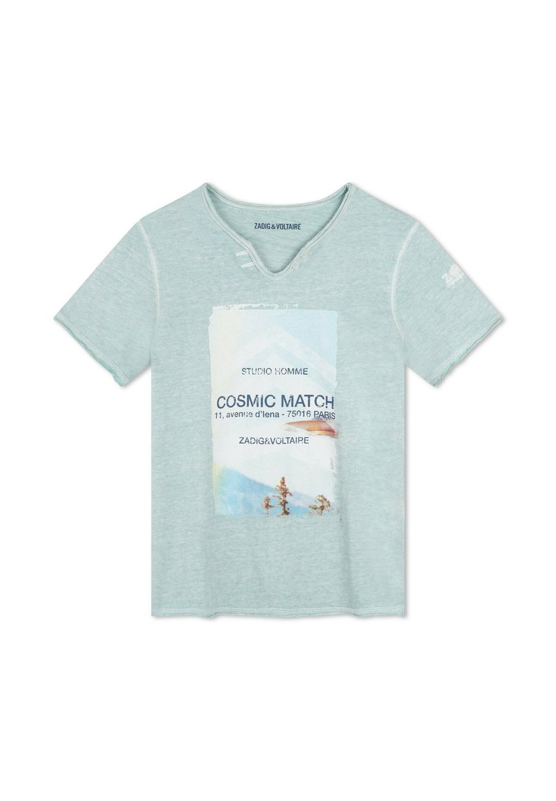 Zadig & Voltaire T-shirt print blauw Zadig & Voltaire T-shirt print blauw