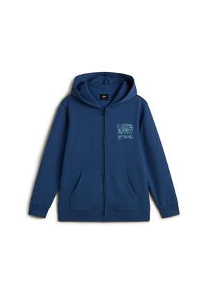 Felpa con zip - navy