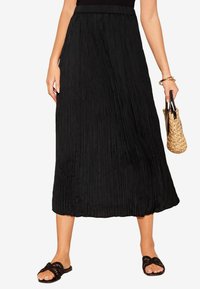 Friends Like These SOFT CRINKLE MIDI - REGULAR FIT - A-silueta svārki - black