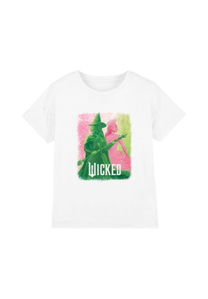 Universal Studios, WICKED PINK AND GREEN GLINDA AND ELPHABA UNISEX - T-Shirt print - white