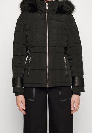 Down coat - black