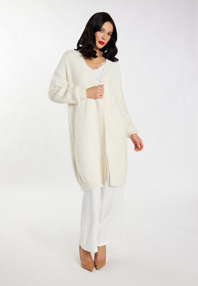 faina DEDICA - Strickjacke - wollweiss