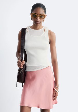& OTHER STORIES, & OTHER STORIES DOUBLE-LAYER TANK TOP - Débardeur - white