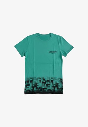 Bikkembergs, T-SHIRT BIKKEMBERGS - T-shirt con stampa - green