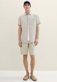 TOM TAILOR DENIM Overhemd - grey white chambray