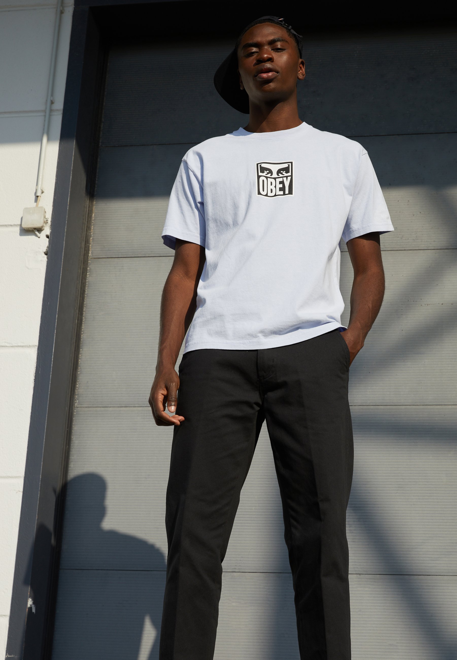 obey eyes icon black coaches jacket