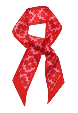 kate spade new york FLOWER SKINNY - Scarf - light pastel red