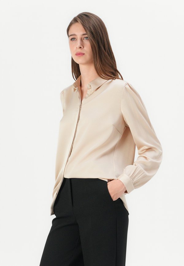 VIELLETTE - Button-down blouse - cement4