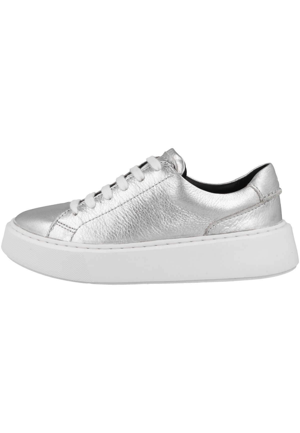 clarks silver trainers