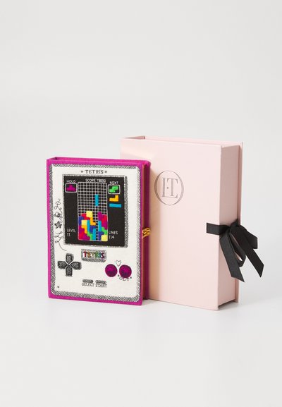Olympia Le-Tan BOOK TETRIS GAME - Geantă plic - fuchsia pierre