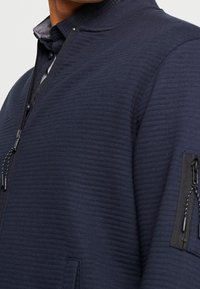 INDICODE JEANS Sweater met rits - dark blue