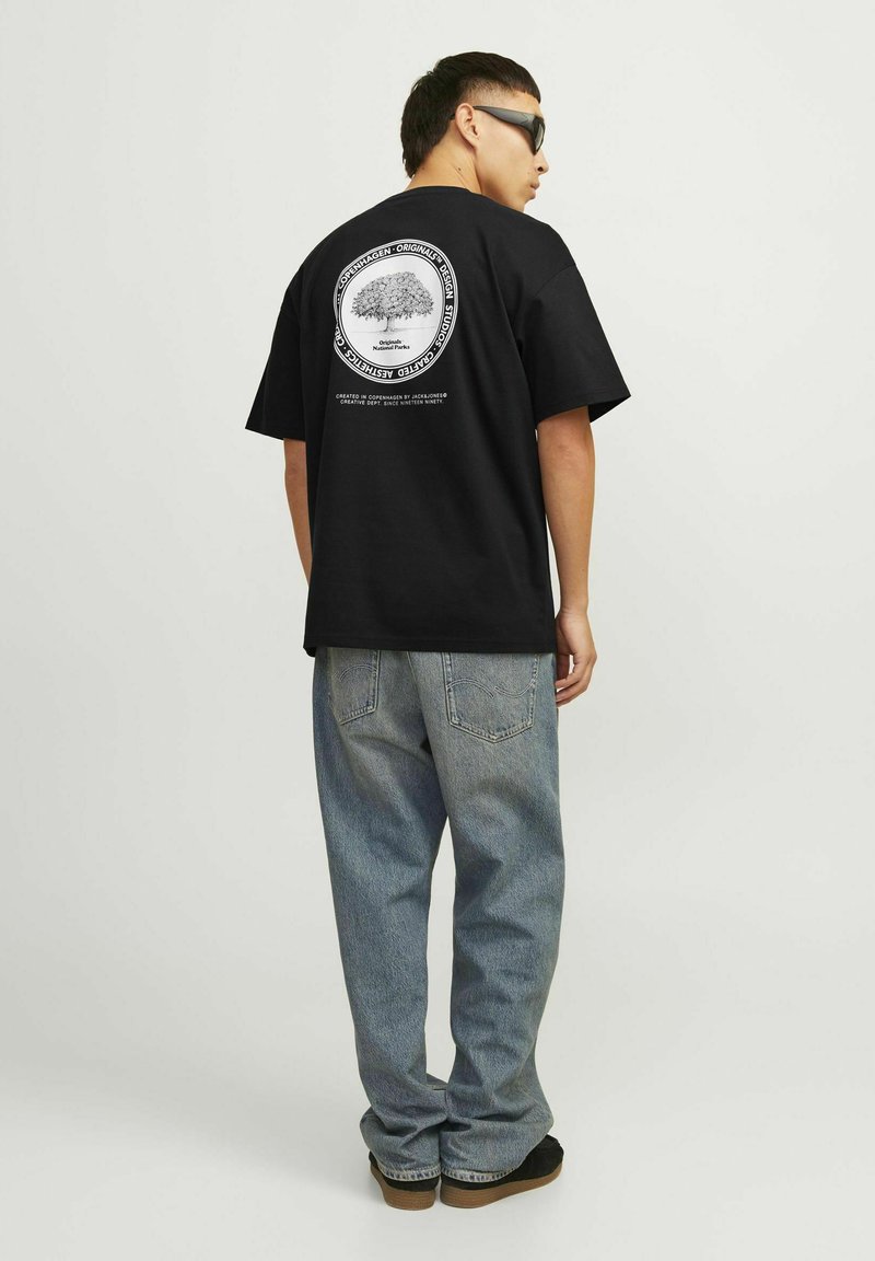Jack & Jones JORURBAN EDGE GRAPHIC TEE SS CN SN - Print T-shirt - black